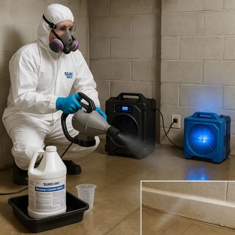 Sanitization and Odor Removal process in Danville, OH